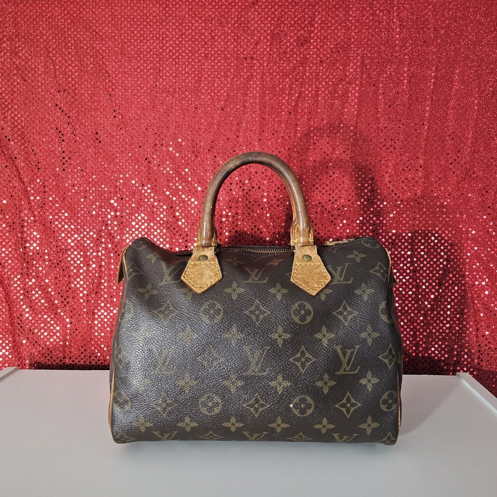 Louis Vuitton Brown Monogram Satchel with Vachetta Leather